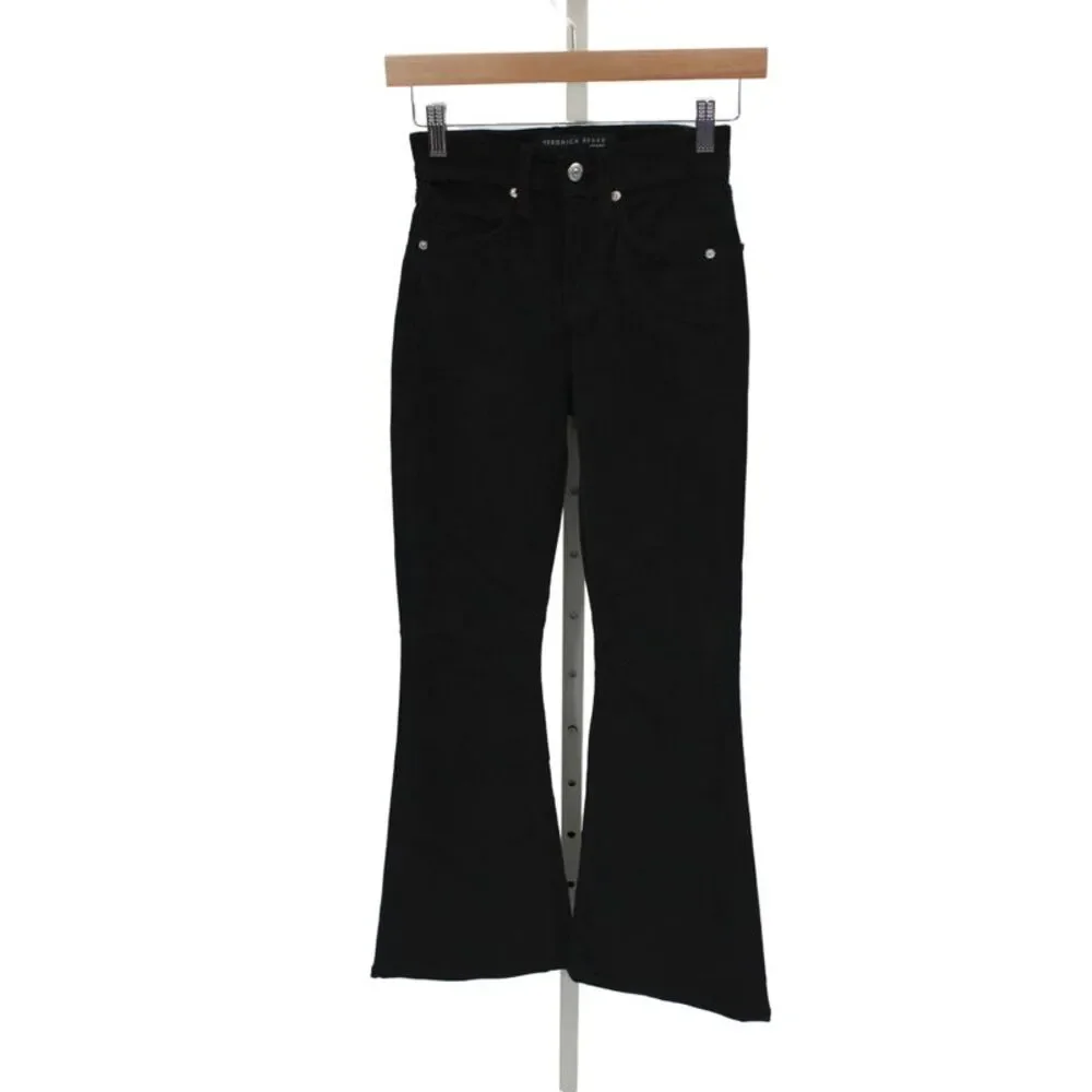 Veronica Beard Women Bootcut Flared Jeans Black Size 24